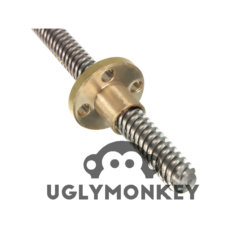 TR 8x8 Lead Screw 500mm With Nut