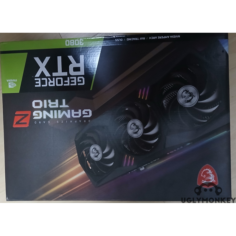 MSI RTX 3080 GAMING X TRIO 10G 非LHR MSI RTX 3080 GAMING Z TRIO 10G
